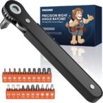 90 Degree Offset Ratcheting Screwdriver - Compact EDC Tool for Tight Spaces, Perfect Men's Gifts & Stocking Stuffers - Image 8