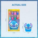 Disney Stitch 16-Piece Nail Polish Set with Nail Dryer - Fun Peel-Off Colors for Kids, Ages 3+ - Image 5