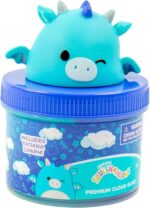 Tatiana the Dragon  Premium Cloud Slime - Blue Raspberry Scented 8 Oz with Figurine Topper, Rubber Charm & Party Favor Goodie Bags - Perfect Sensory Toy for Kids! - Image 2
