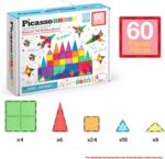 60-Piece Magnetic Building Blocks Set - Unleash Creativity with Clear 3D Tiles for Endless Educational Fun! - Image 7