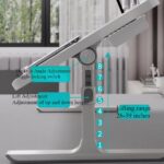 Adjustable Foldable Laptop Bed Tray Table for Versatile Use on Bed, Sofa, or Floor - Image 5