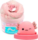 Tatiana the Dragon  Premium Cloud Slime - Blue Raspberry Scented 8 Oz with Figurine Topper, Rubber Charm & Party Favor Goodie Bags - Perfect Sensory Toy for Kids! - Image 16