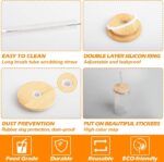 Stylish 16Oz Drinking Glasses Set with Bamboo Lids & Glass Straws - Perfect for Beer, Iced Coffee, and Soda - Includes 1 Cleaning Brush - 2PCS Gift Set - Image 9