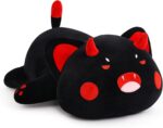 Adorable 12" Black Axolotl Plush Pillow - Soft Kawaii Stuffed Animal, Perfect Gift for Kids! - Image 9