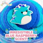 Tatiana the Dragon  Premium Cloud Slime - Blue Raspberry Scented 8 Oz with Figurine Topper, Rubber Charm & Party Favor Goodie Bags - Perfect Sensory Toy for Kids! - Image 5