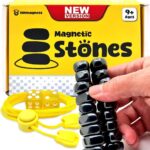 Premium Upgraded Multi-Level Magnet Chess Game - Complete Set with 20 Larger Stones, Adjustable Rope, 2 Dice & Travel Pouch - Perfect for Kids & Adults!