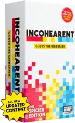 Incohearent: Hilarious Guess the Gibberish Party Game for Adults – 300 Cards, Timer Included – Perfect for Friendsgiving & White Elephant Gifts!