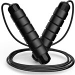 Tangle-Free Adjustable Speed Jump Rope with Foam Handles - Perfect for Home Gym Fitness for All Ages!
